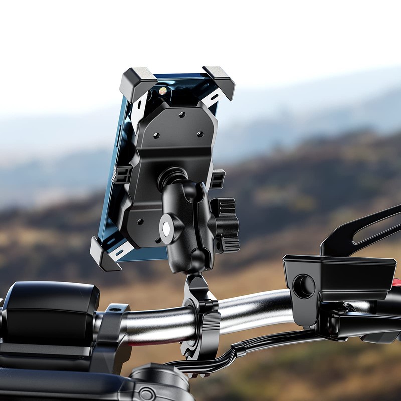 BRCOVAN Aluminum Alloy Handlebar Clamp Mount Base with 1'' TPU
