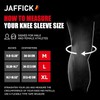 Jaffick 7mm Neoprene Knee Sleeves Support (1 Pair) & Compression