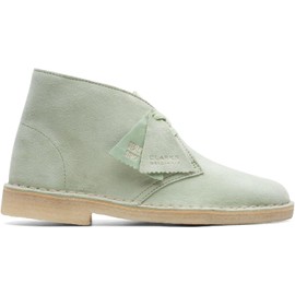 Clarks - Womens Desert Boot O Shoes, Color Pale Green, Size: 9 M US