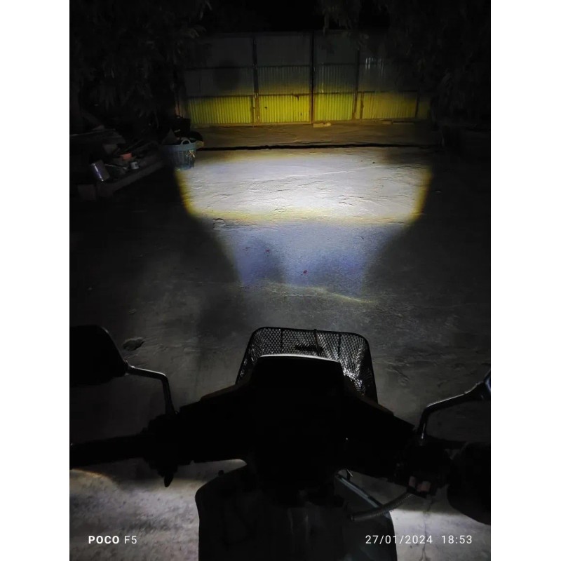 Automotriz Motocicleta Luces Led 20w Alta / Baja 2400 Lúmene