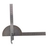 Stainless Steel Protractor 0-180 Degrees Two Arm Ruler Angle Protractor