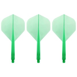 Condor Zero Stress Flight System | Standard Size | Dart Flights | Multiple Sizes | Multiple Colours (Clear Green, Medium)