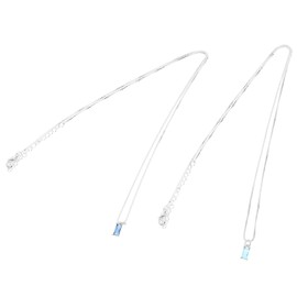 Beavorty 2pcs Dainty Necklaces for Women Stylish Cube Pendant Jewelry Collarbone Chains for Daily Wear and Special Occasions
