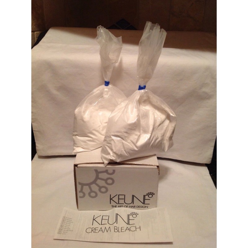 KEUNE DUST FREE CREAM BLEACH REFILL 2X 500G - 17.6