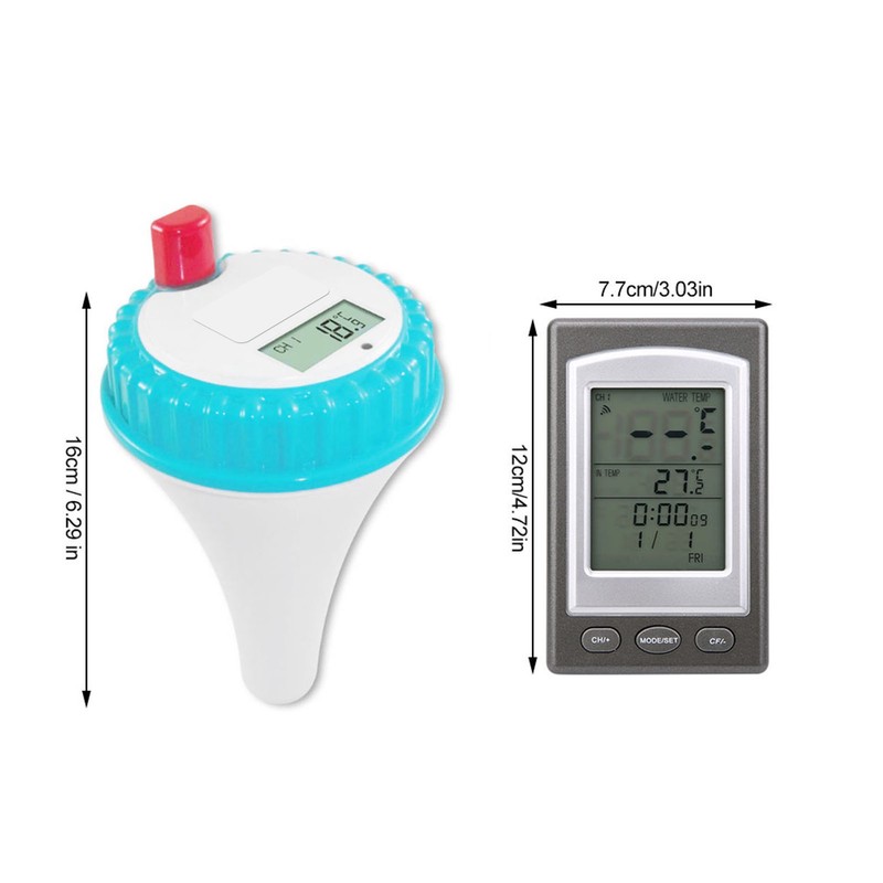 Wireless Digital Pool Floating Thermometer Water Temperature Gauge Swimming Pool