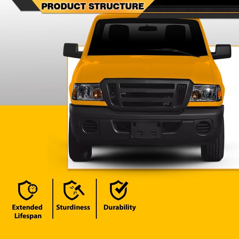 CNNELL Hood Insulation Pad Compatible with 2006-2012 Ford Ranger 1/2"