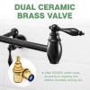 Traditional Wall Mount Swing Arm Folding Pot Filler Kitchen FaucetSurface