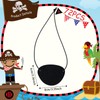 Chivao 72 Pieces Pirate Eye Patches for Kids Adults Black