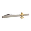 Lilies NM1062 Tie Clip Bicolour Shiny Approx. 6.6 cm Including