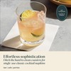 200 Linen-Feel Beverage Napkins - Disposable Cocktail Napkins, Made In