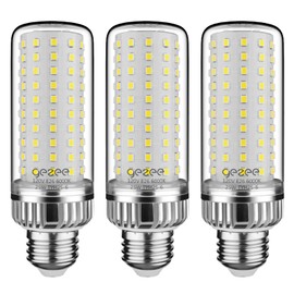 gezee 25W LED Light Bulb, 200 Watt Equivalent，E26 LED Lamp 2500 Lumens Daylight-White 6000K,Non-Dimmable (3-Pack