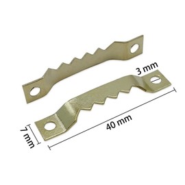 Picture Hangers, Picture Hangers Sawtooth Hanging Hooks for Picture Frame Hangers for Wooden Frames 20 Pieces with Screws