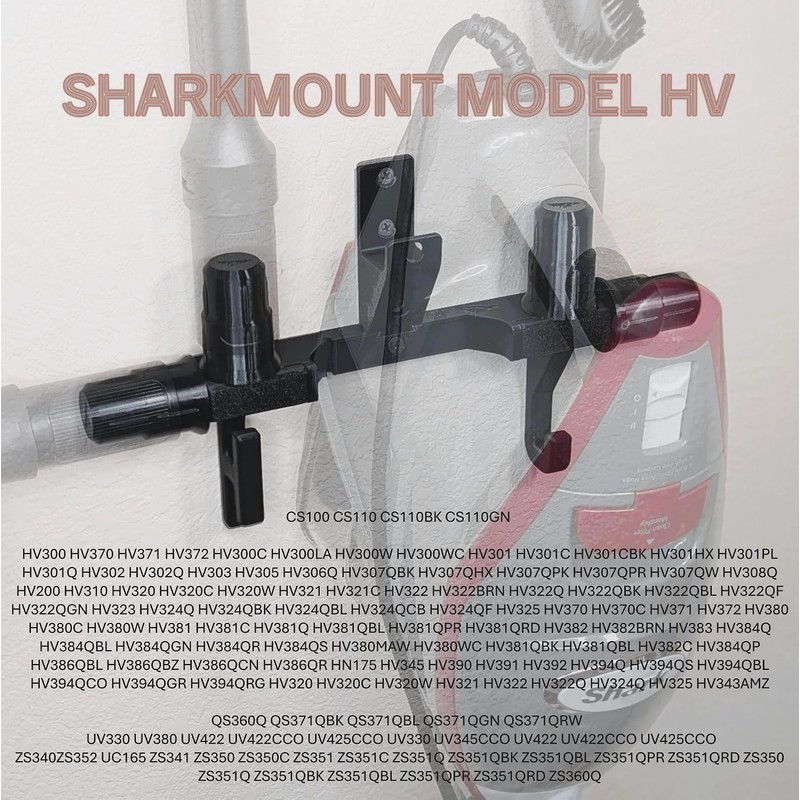 v2 - Soportes de pared versátiles para aspiradoras de tiburones
