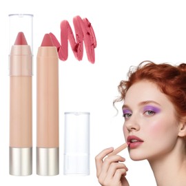 Moisturizing Lipstick Tinted Lip Balm - Hydrating Lip Crayon for Dry Lips & Blush - Lip Colour and Cheeks Makeup | 3g
