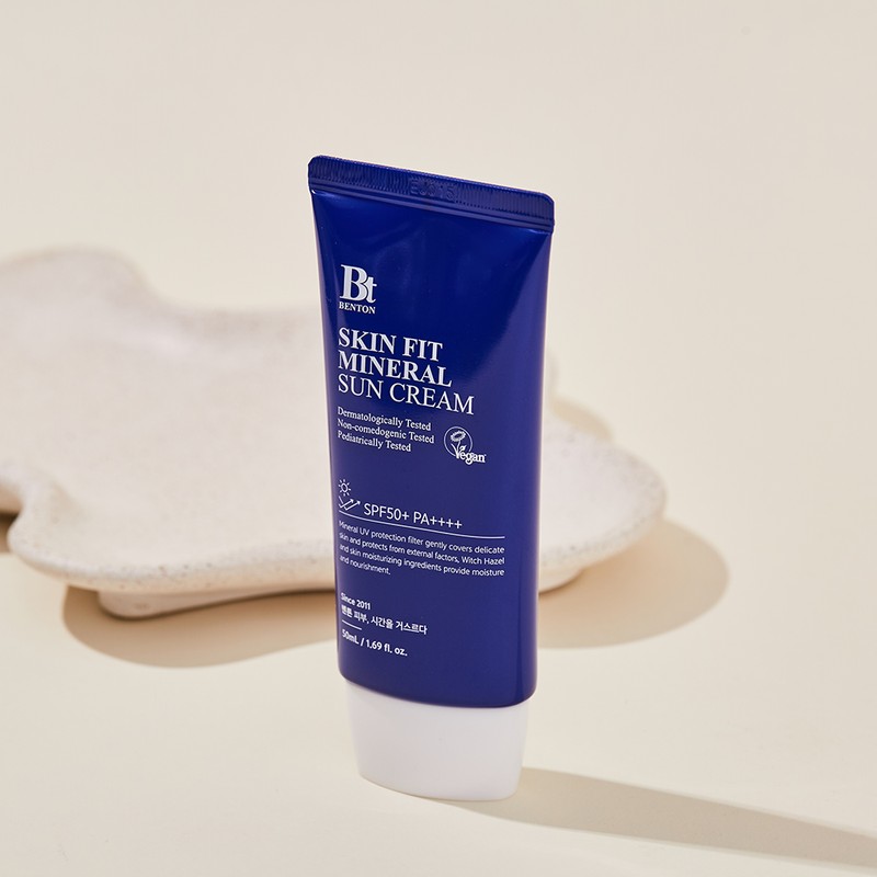벤튼 스킨핏 미네랄 선크림 SPF50+ PA++++, 50ml, 2개 Benton Skin