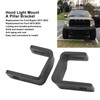 Hood Light Mount Bracket, 2 PCS CNC Aluminum Front A
