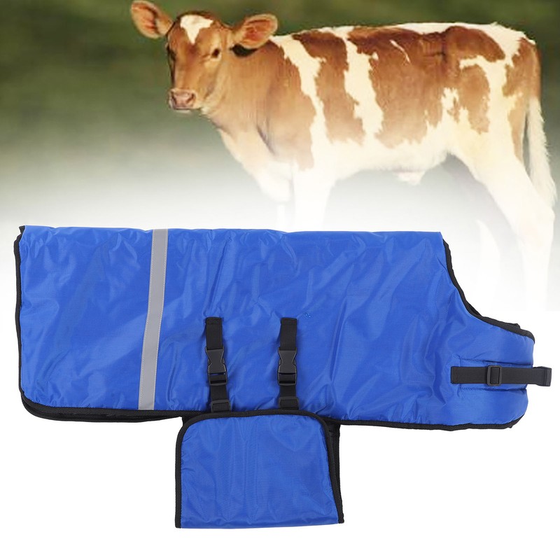 Farm Calf Cow Baby Warm Clothes Oxford Fabric Coat Wind
