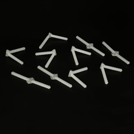 10PCS RC Airplane Plastic Needle Hinge Pin Hinge for RC Plane Helicopter Aircraft DIY Model Plane Fix Wing Parts Foam Model Plane Replacement (4.5x67mm)