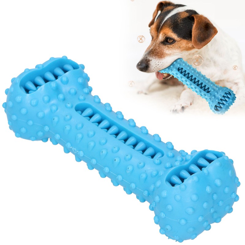 TPR Dog Teeth Cleaning Chew Toy Food Dispenser Brushing Stick