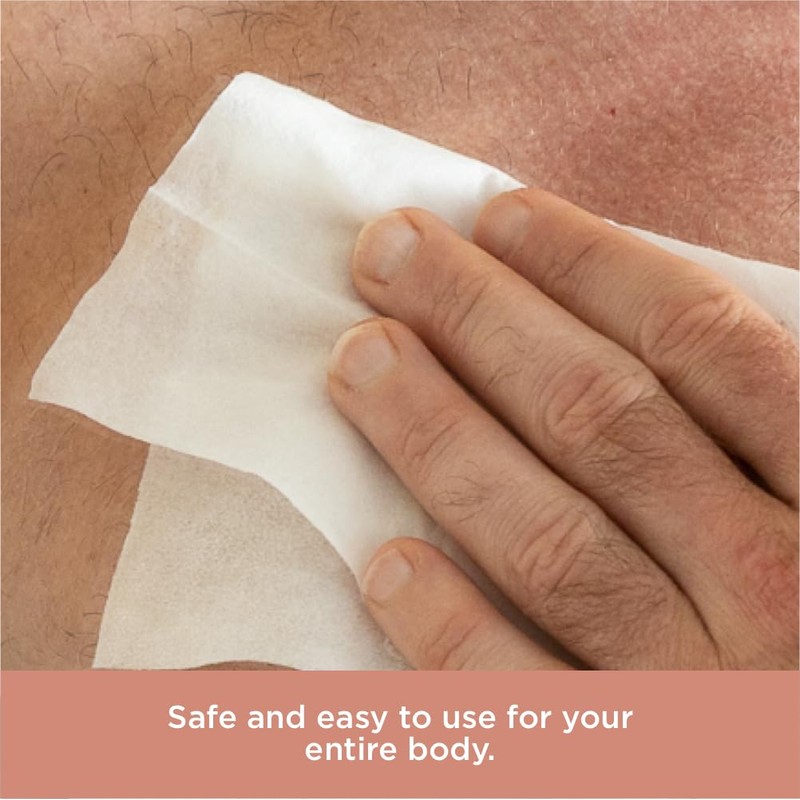 Pure for Men Flushable Wipes | Helps Eliminates Odor, 100%