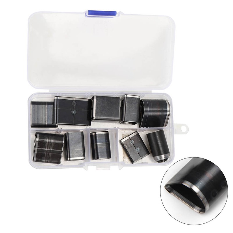24Pcs Hollow Hole Shaped Punch Set Short Leather Belt Drilling