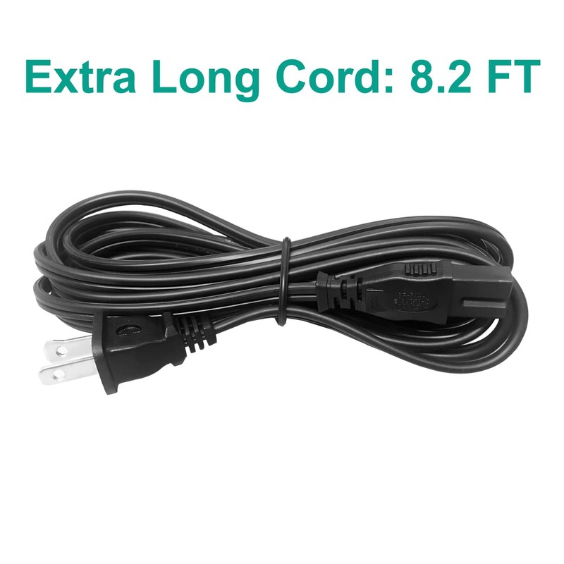 8.2ft Polarized Power Cord Replacement for Bose Wave Soundtouch Music