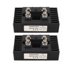 2Pcs Single Phase Bridge Rectifier 100A 1600V 4 Terminals Current