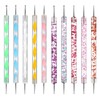 Pack of 10 Dotting Pen, Rhinestone Nail Design, Marbleizing Tool