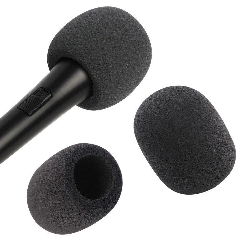 HIYANCO 6 Pack Foam Mic Cover Handheld Microphone Windscreen, Thick