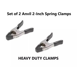 Anvil 2 in. Spring Clamp (2 PACK) Heavy Duty
