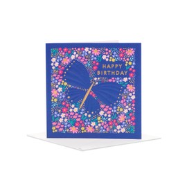 UK Greetings Birthday Card for Her/Friend - Floral Butterfly Design - From The Camden Collection