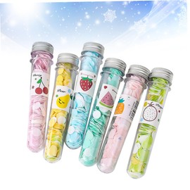 GANAZONO 6PCS Travel Soap Sheets Portable Disposable Soap Flakes for Outdoor Home Use Convenient Hand Wash Cleaning Scraps Random Patterns for Camping Hiking