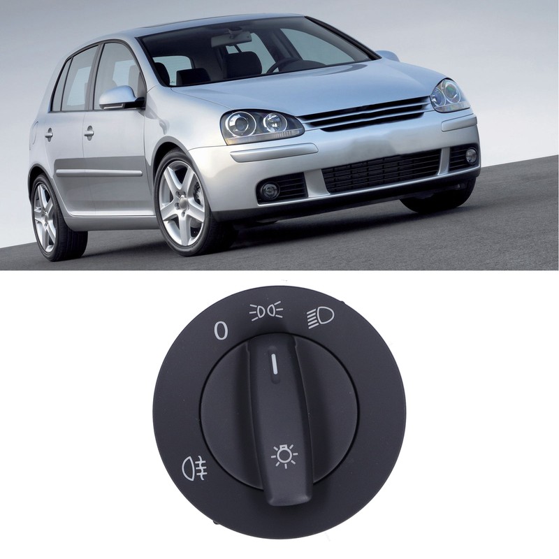 Headlight Switch Fog Lamp Control 1K0941431BB Replacement Fit for Touran/Eos/Sharan/Rabbit