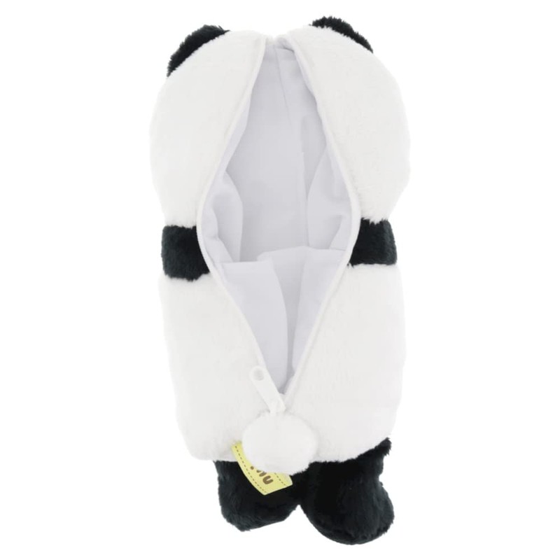 Sunstar Stationery S1426001 Nuimee Panda Plush Pencil Case