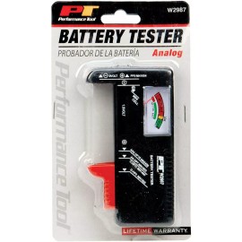 Performance Tool W2987 Analog Battery Tester,