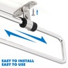 VILLCASE Retractable Wardrobe Clothes Hanger Rail Pull Out Wardrobe Clothing