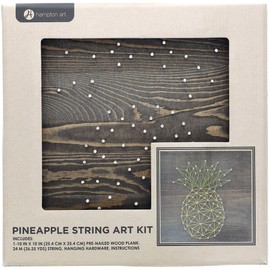 Hampton Art String Art Kit 10"X10"-Pineapple