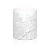Davis, California CA Map Mug (11 oz)