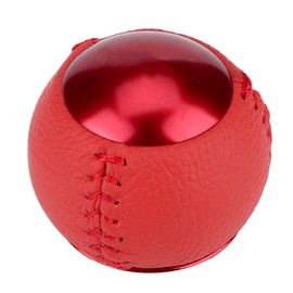 Shift Knob Head Leather Shifter Lever M10 x 1.5 Fits for HONDA CRZ / Civic Type R FA5 FG2Red 5 Speed