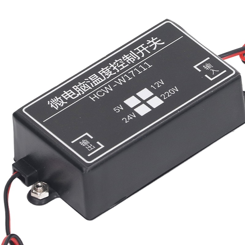 Temperature Controller 12V Microcomputer Digital Thermostat Adjustable Command Type High