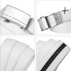 ITIEZY Men's Automatic Belt Designer Leather Belt Buckle Black, 010