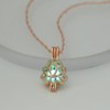 SIewee Fantasy Glow Flower Necklaces - Jewelry Charms Pendants for