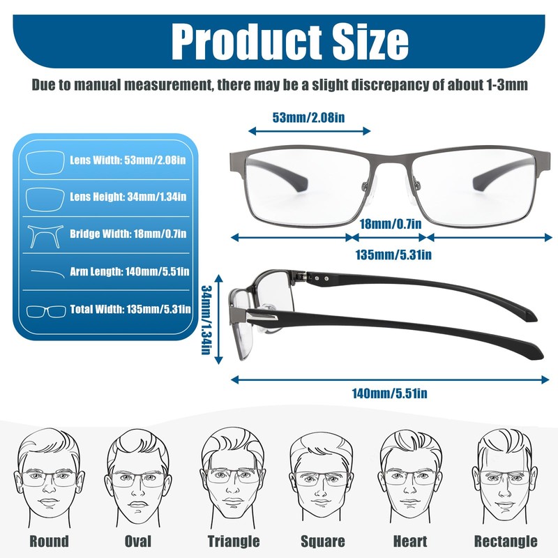 GHDBFMB Multifocus Progressive Reading Glasses Men Photochromic Transition Sunglasses Tr90