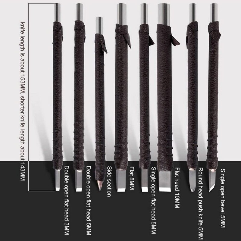 SKYZONAL Stone Carving Tool Set Chisel Carving Tool Carving Kit