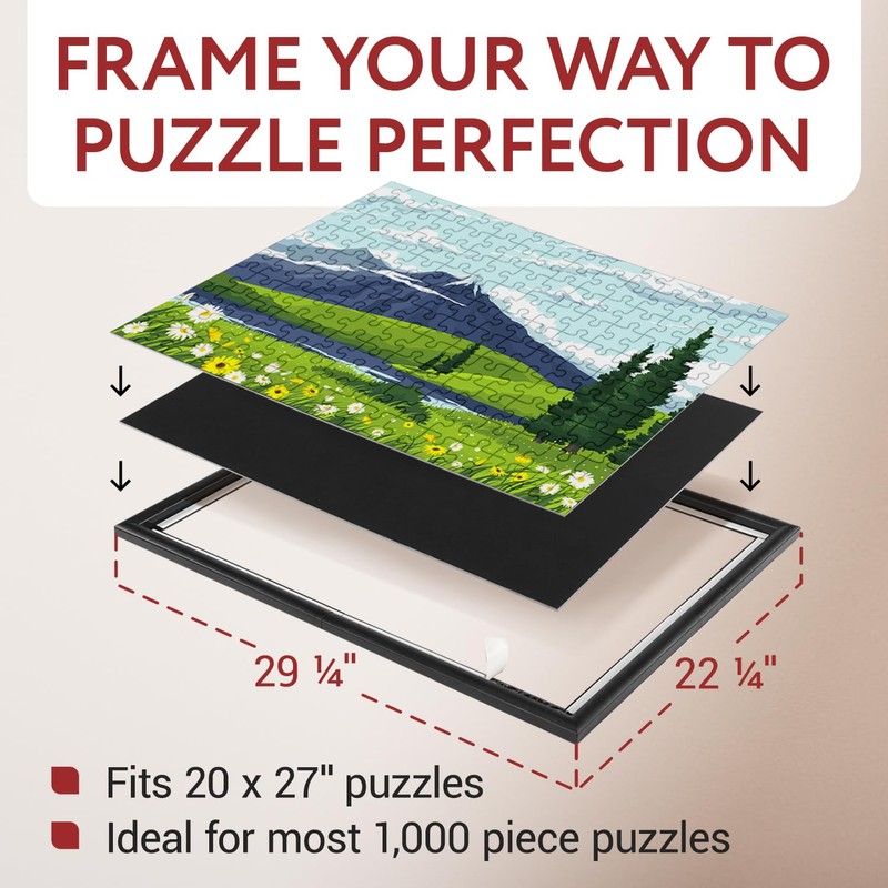 Impresa Jigsaw Puzzle Display Frame Kit - 2-Pack 20x27 in