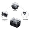2 PCS fKiZanthene Eyeliner Sharpener, 2-Hole Makeup Sharpener, Compact Eyebrow