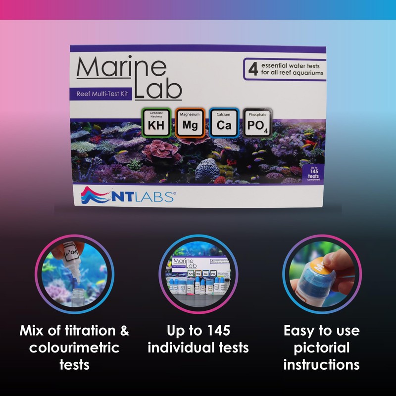 NT Labs Marine Lab Reef Multi-Test Kit - marine water