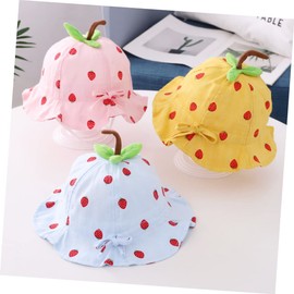 Yardenfun Summer Fishing Hat Baby Wide Brim Sun Hat Visor Hat Toddler Sun Hat Kids Bucket Hat Sun Protection UV Protection Hat Fishing Hat Sun Visor Play Hat Child Yellow Foldable, blue