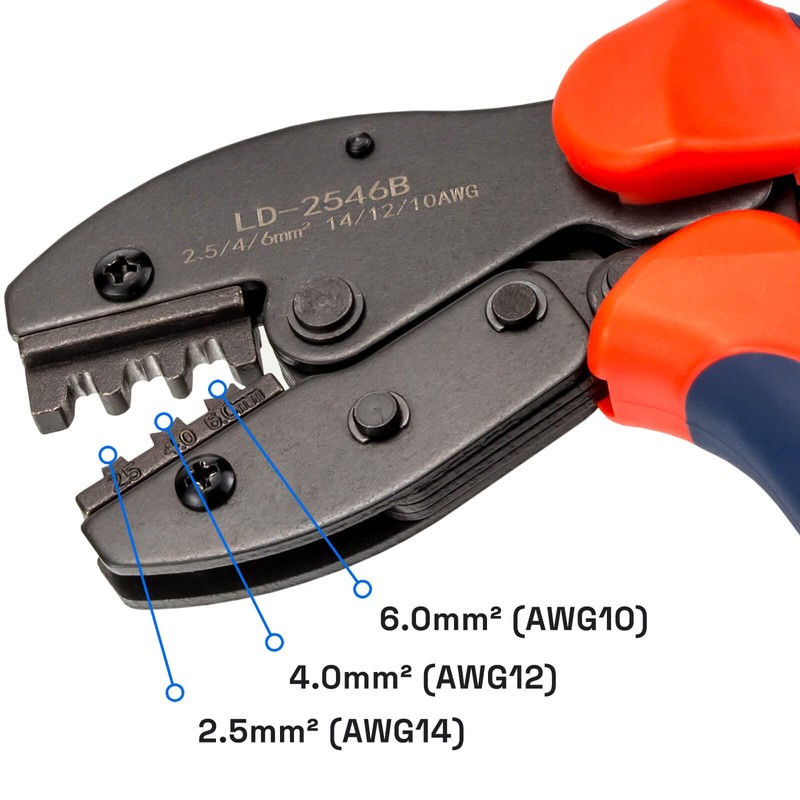 HB-DIGITAL Solar crimp set: 2x solar plugs for solar modules