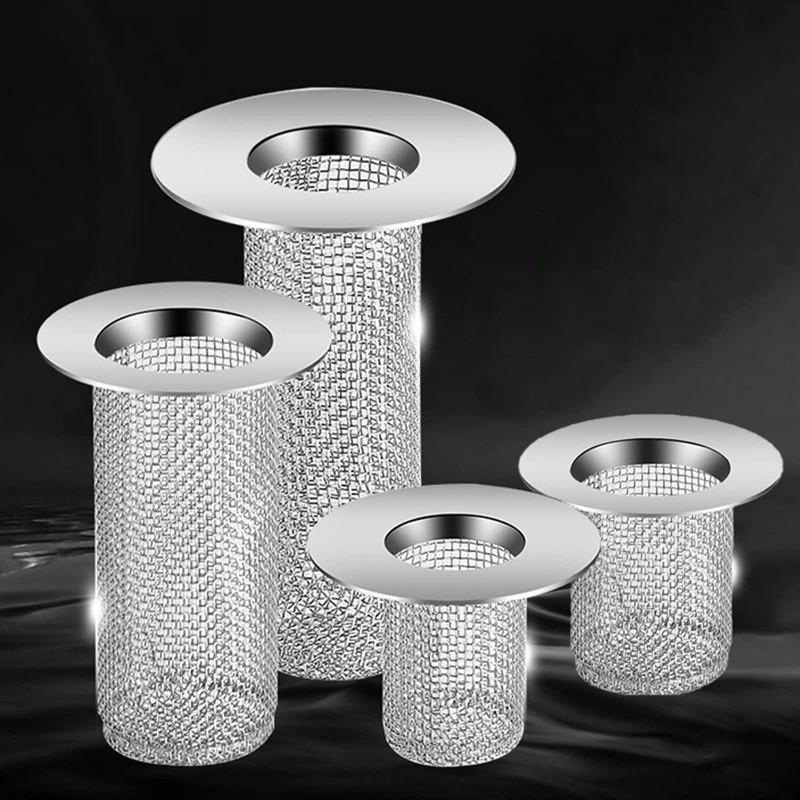 Saddgo Multifunctional Stainless Steel Floor Drain Filter Mesh Filter Hair